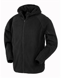GIACCA MICROPILE RICICLATA CON CAPPUCCIO
